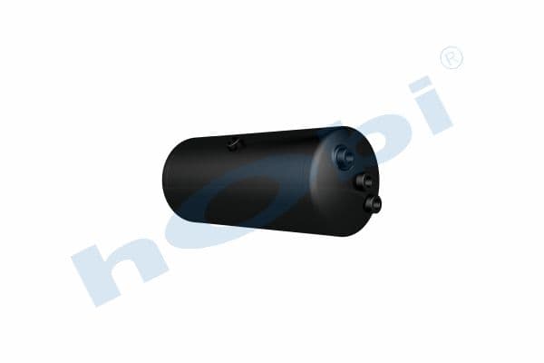 Air Tank, Ø206 L:509 Steel, Lt:15 Black (RAL9005)
