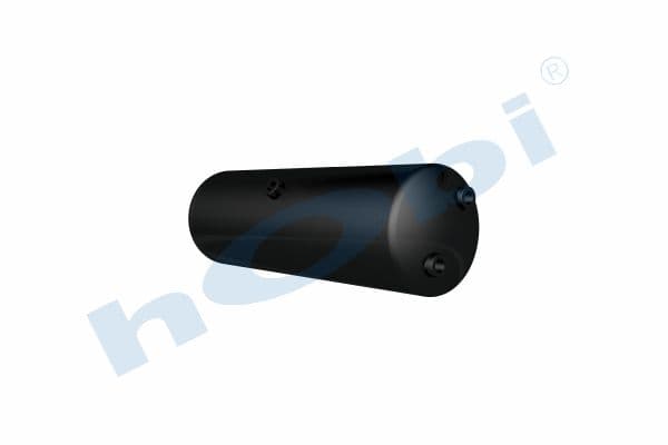 Air Tank, Ø206 L:662 Steel, Lt:20 Black (RAL9005)