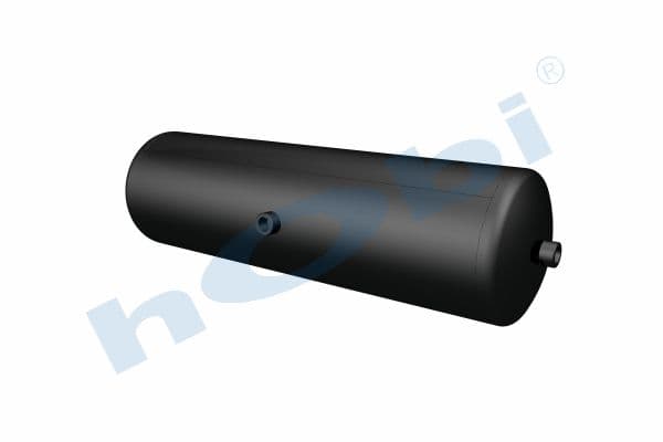 Air Tank, Ø200 L:702 Steel, Lt:22 Black (RAL9005)