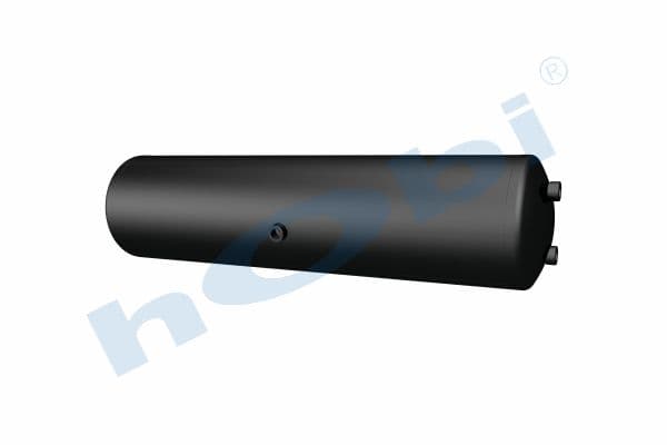 Air Tank, Ø246 L:994 Steel, Lt:48 Black (RAL9005)