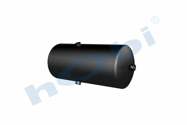 Air Tank, Ø250 L:578 Steel, Lt:25 Black (RAL9005)