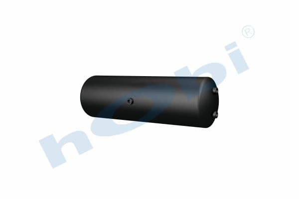 Air Tank, Ø259 L:830 Steel, Lt:38 Black (RAL9005)