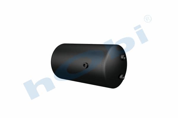 Air Tank, Ø276 L:544 Steel, Lt:30 Black (RAL9005)