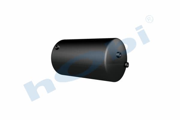 Air Tank, Ø276 L:547 Steel, Lt:30 Black (RAL9005)