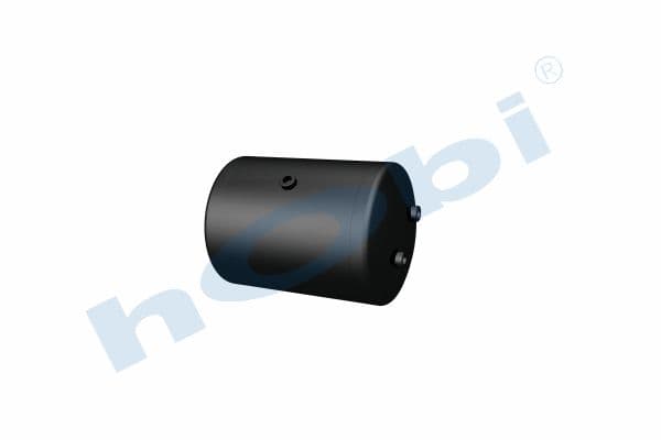 Air Tank, Ø310 L:448 Steel, Lt:30 Black (RAL9005)