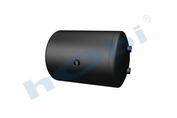 Air Tank, Ø310 L:464 Steel, Lt:30 Black (RAL9005)