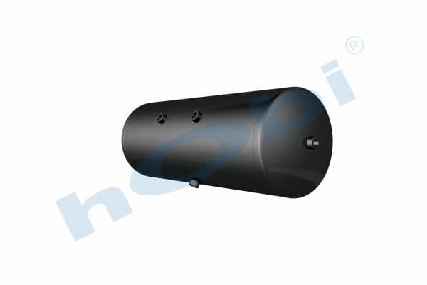Air Tank, Ø310 L:861 Steel, Lt:60 Black (RAL9005)