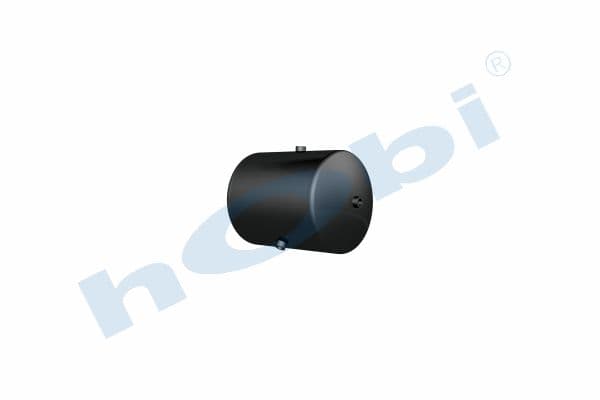 Air Tank, Ø320 L:446 Steel, Lt:30 Black (RAL9005)