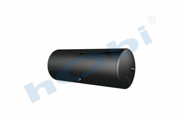 Air Tank, Ø320 L:839 Steel, Lt:60 Black (RAL9005)
