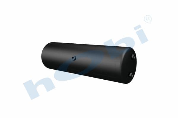 Air Tank, Ø246 L:802 Steel, Lt:35 Black (RAL9005)