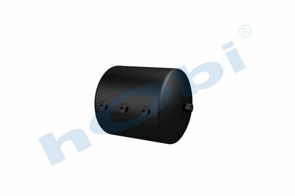 Air Tank, Ø276 L:350 Steel, Lt:20 Black (RAL9005)