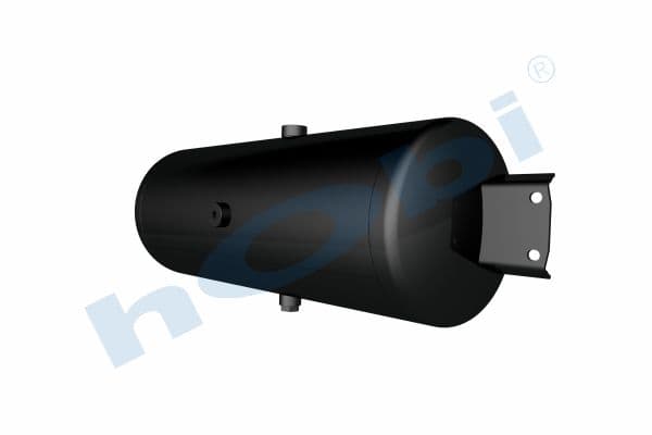 Air Tank, Ø246 L:686 Steel, Cover With Bracket, Lt:30 Black (RAL9005)