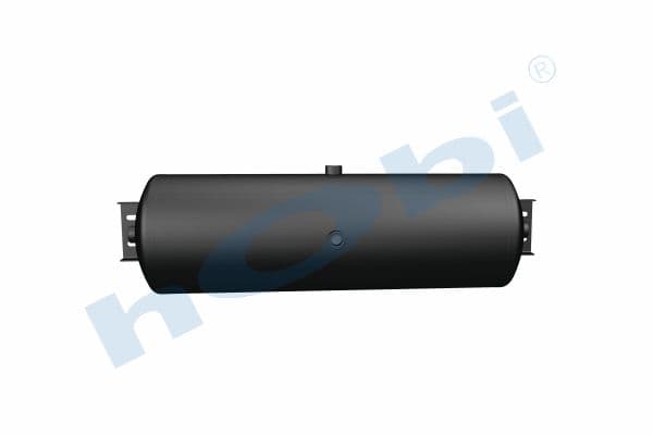 Air Tank, Ø246 L:800 Steel, Cover With Bracket, Lt:38 Black (RAL9005)