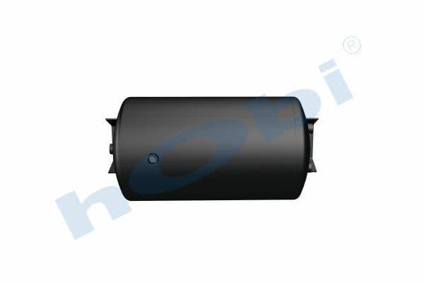 Air Tank, Ø310 L:577 Steel, Cover With Bracket, Lt:43 Black (RAL9005)