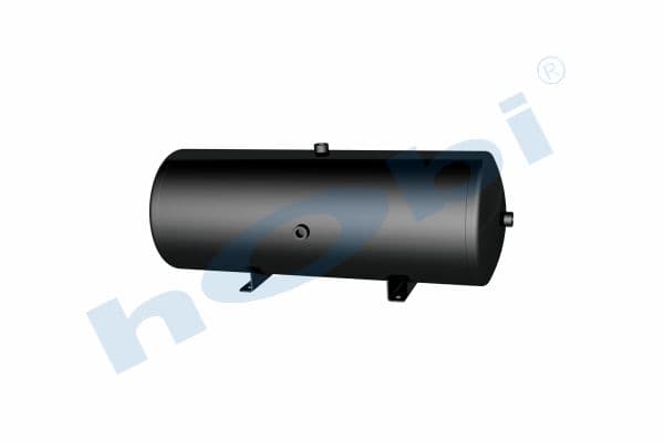 Air Tank, Ø310 L:867 Steel, Body With Bracket, Lt:60 Black (RAL9005)