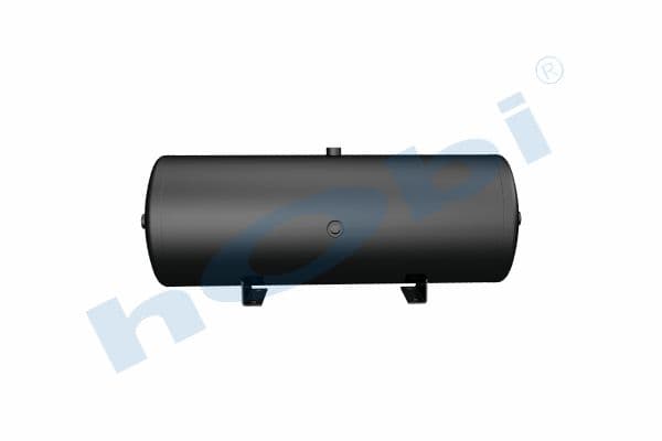 Air Tank, Ø310 L:867 Steel, Body With Bracket, Lt:60 Black (RAL9005)