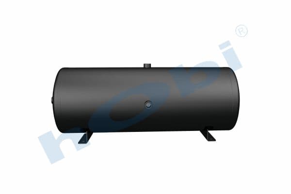 Air Tank, Ø310 L:867 Steel, Body With Bracket, Lt:60 Black (RAL9005)