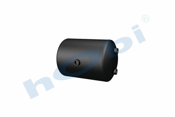 Air Tank, Ø246 L:362 Steel, Lt:15 Black (RAL9005)