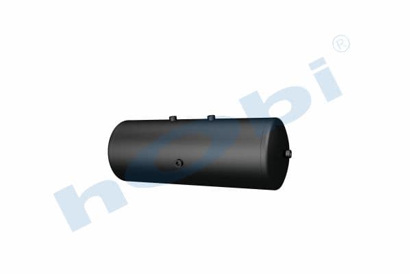 Air Tank, Ø310 L:867 Steel, Lt:60 Black (RAL9005)