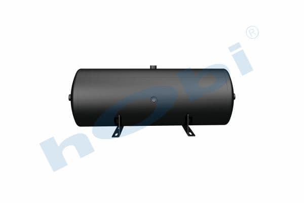 Air Tank, Ø310 L:867 Steel, Body With Bracket, Lt:60 Black (RAL9005)