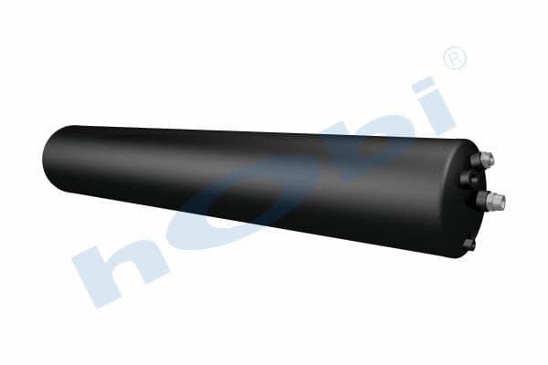 Air Tank, Ø230 L:1407,4 Steel, Lt:56 Black (RAL9005)