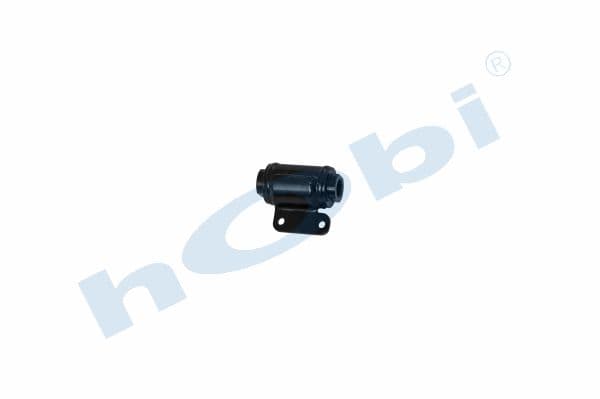 Air Tank, Ø48,3 L:78 Steel, Body With Bracket, Lt:0,1 Black (RAL9005)