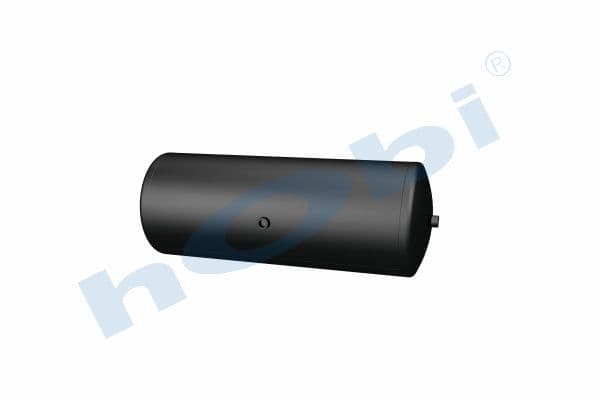 Air Tank, Ø310 L:837 Steel, Lt:60 Black (RAL9005)