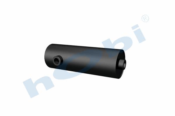 Air Tank, Ø089 L:258,6 Steel, Lt:1 Black (RAL9005)