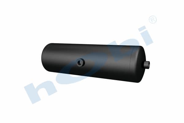 Air Tank, Ø154 L:516 Steel, Lt:8 Black (RAL9005)