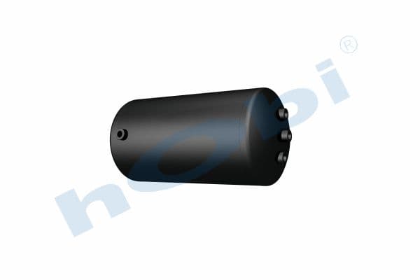 Air Tank, Ø276 L:566 Steel, Lt:30 Black (RAL9005)