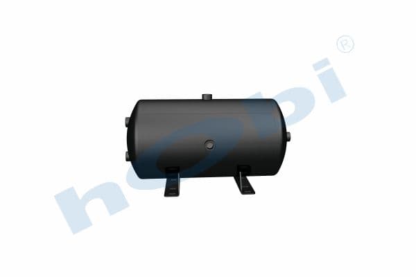 Air Tank, Ø276 L:557 Steel, Body With Bracket, Lt:30 Black (RAL9005)