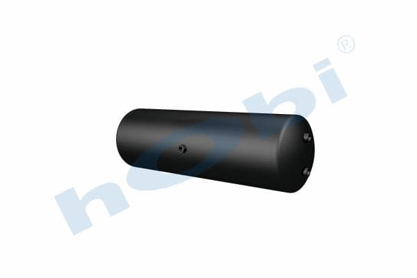 Air Tank, Ø276 L:903 Steel, Lt:50 Black (RAL9005)