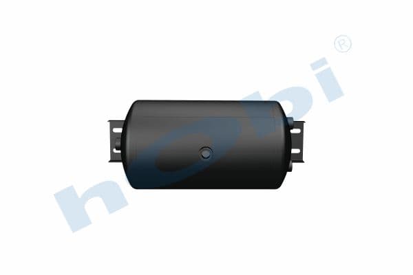 Air Tank, Ø246 L:467 Steel, Cover With Bracket, Lt:20 Black (RAL9005)