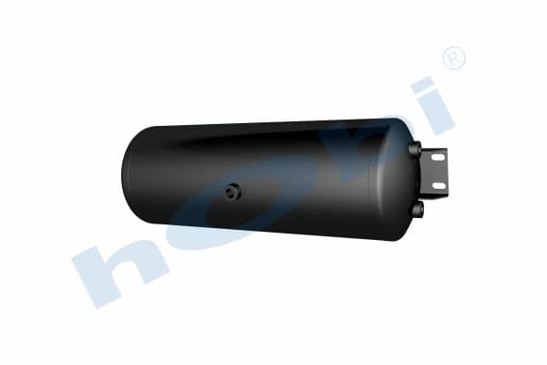 Air Tank, Ø246 L:692 Steel, Cover With Bracket, Lt:30 Black (RAL9005)