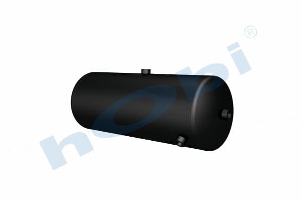 Air Tank, Ø246 L:674 Steel, Lt:30 Black (RAL9005)