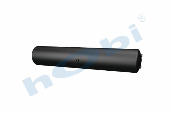 Air Tank, Ø246 L:1330 Steel, Lt:60 Black (RAL9005)