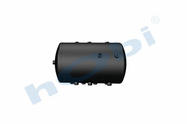 Air Tank, Ø310 L:533 Steel, DF Lt:36 Dark Grey (RAL7016)