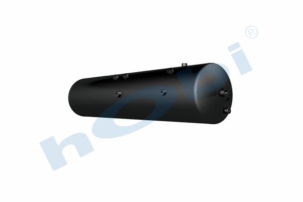 Air Tank, Steel, Internal 2 pcs, Ø246 L:1111 Lt:51 Black (RAL9005)