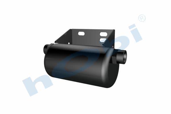 Air Tank, Steel, Internal 6 pcs, With Body&Cover Bracket, Ø080 L:148,5 Lt:0,5