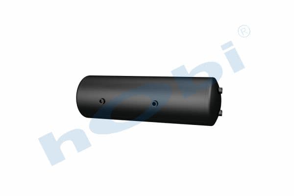 Air Tank, Steel, Internal 2 pcs, Ø259 L:840 Lt:38 Black (RAL9005)