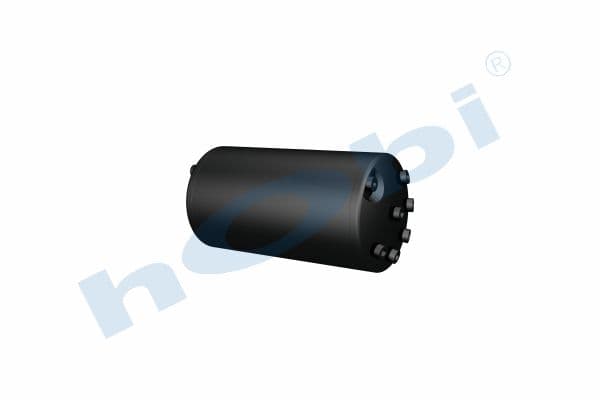 Air Tank, Steel, Internal 2 pcs, Ø285 L:565,5 Lt:33 Black (RAL9005)
