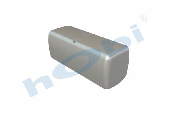 MC 600 Lt. Fuel Tank, Aluminium, H:695 W:645 L:1600