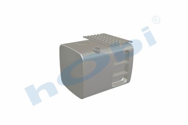 MN 350 Lt. Fuel Tank, Aluminium, Stepped, H:700 W:700 L:920