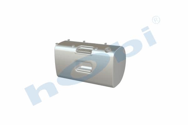 VL 480 Lt. Fuel Tank, Aluminium, Stepped, H:710 W:689 L:1220