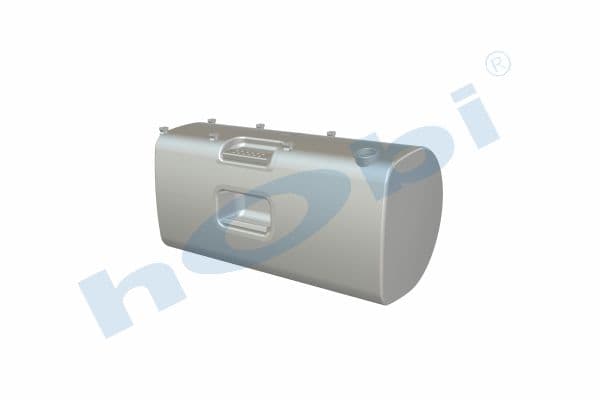 VL 550 Lt. Fuel Tank, Aluminium, Stepped, H:710 W:689 L:1420