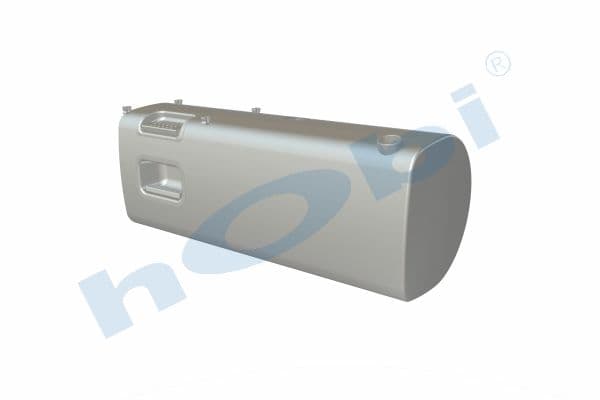 VL 730 Lt. Fuel Tank, Aluminium, Stepped, H:710 W:689 L:1850