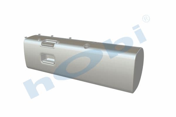 VL 900 Lt. Fuel Tank, Aluminium, Stepped, H:710 W:689 L:2300