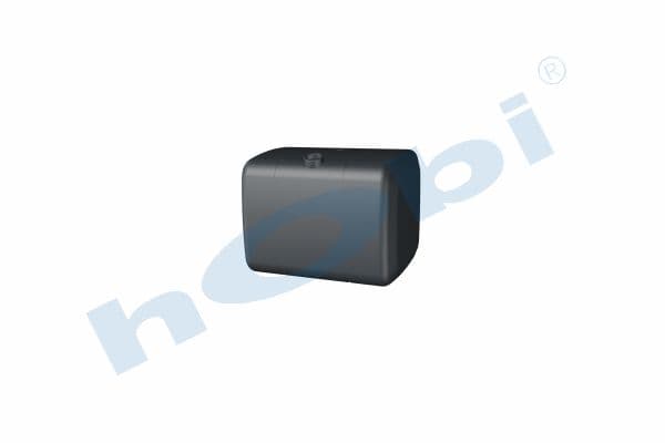 MC 400 Lt. Fuel Tank, Steel, H:700 W:700 L:910 Grey (RAL7016)