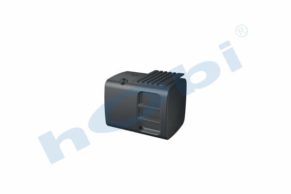 MN 350 Lt. Fuel Tank, Steel, Stepped, H:700 W:700 L:920 Grey (RAL7016)