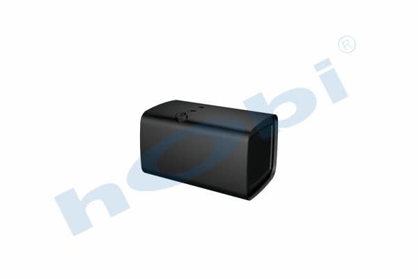 MN 400 Lt. Fuel Tank, Steel, H:620 W:675 L:1030 Black (RAL9005)